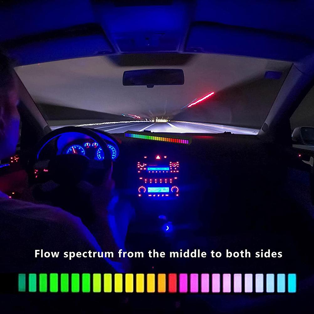 RGB Sound Reactive LED Light Bar LED Colorful Sound Control Audio Music Rhythm Dynamic Level