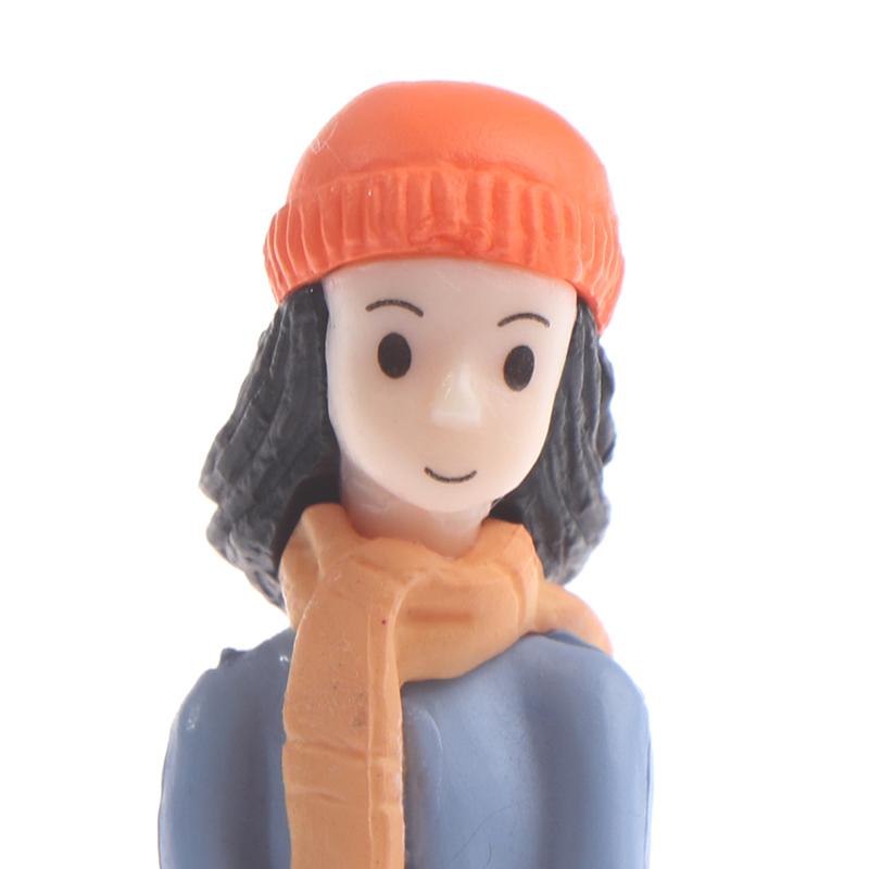 2 Pieces Of Couple Doll Toy Model Doll Decoration Miniature Home Diy Decoration