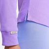 Nike Sportswear Solid Logo Embroidered Knit Fashion Hollow Round Neck Pullover Long Sleeve T-Shirt Women Tops Space-Purple DV8215-567