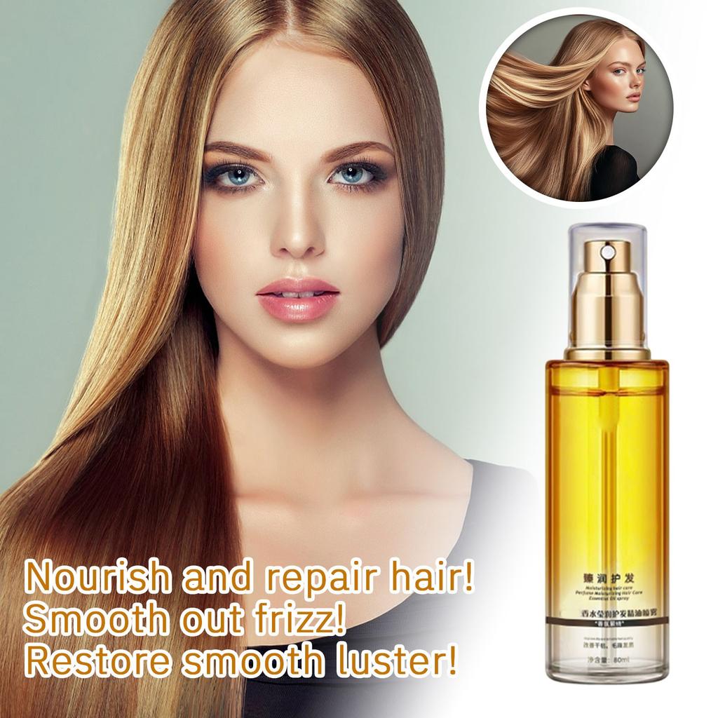 Huile de soin capillaire, Solution de soin capillaire, Eau nutritive, Solution, Après-shampoing sans rinçage, Huile pour pointes 80ml
