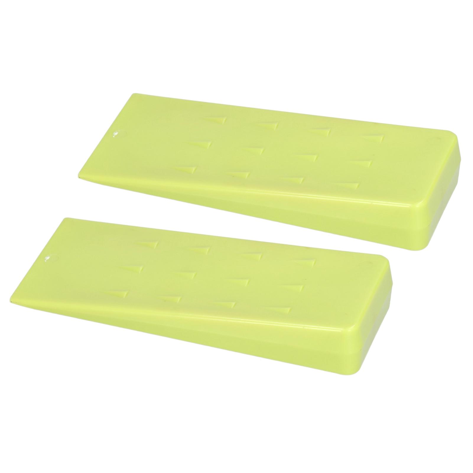

2 Pcs Chainsaw Wedges 8 Inch Green Chainsaw Felling Cutting Wedges Log Splitter Wedges