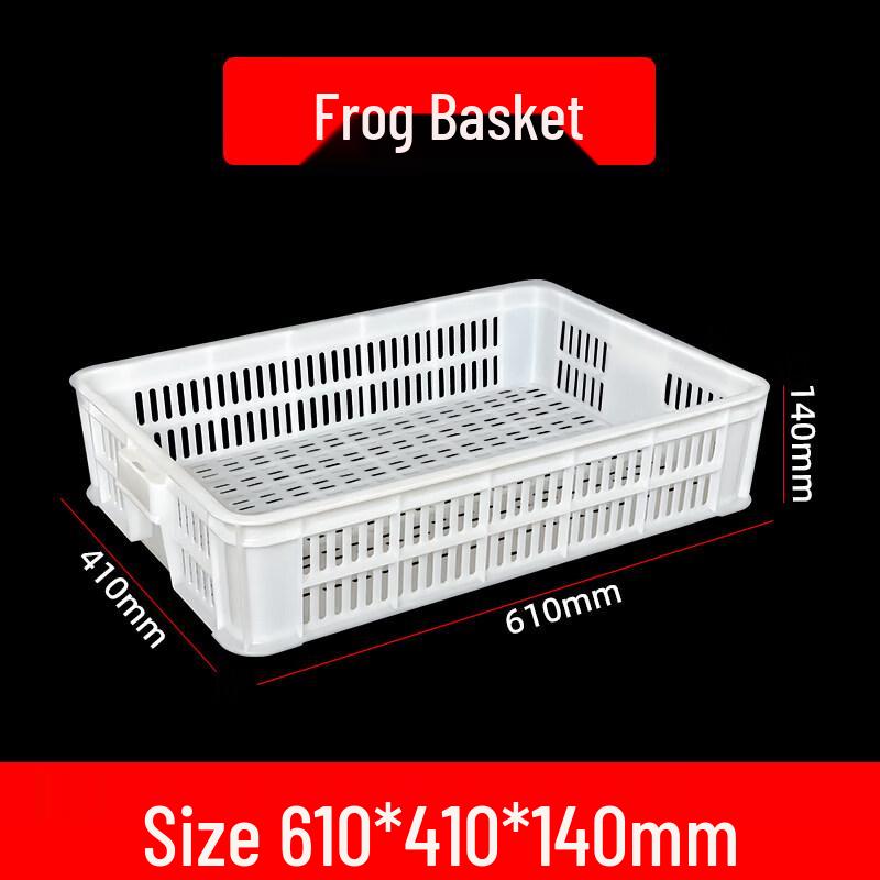 Heavy-Duty Stackable Plastic Storage Baskets