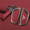 Zinc Alloy Leather Car Remote Key Cover Fob Case Protector Holder Shell For MAXUS G90 MPV MIFA 9 2022 Keychain Accessories