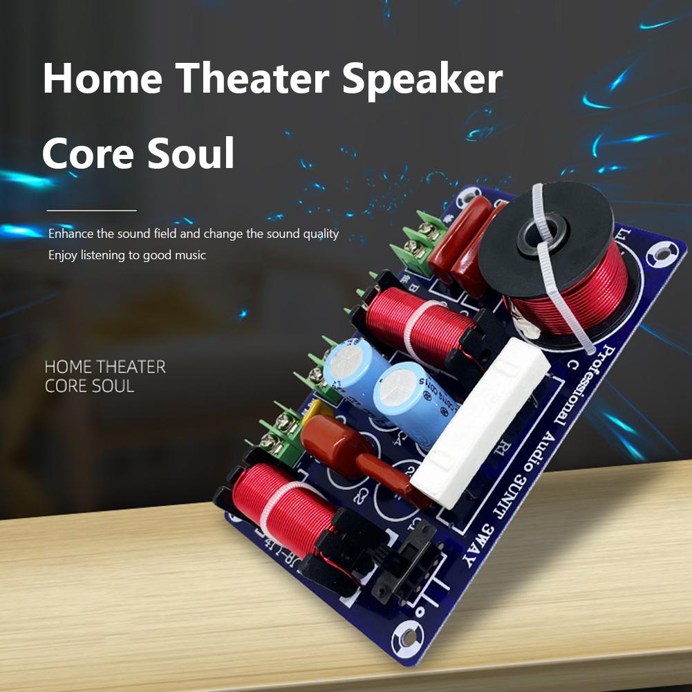 1/2 STÜCK 3-Wege 250W 850/5200Hz Frequenzweiche DIY Lautsprecherfilter Schaltung Hochton Mittelton Tiefton Hifi Stereo Audio Frequenzweichenfilter
