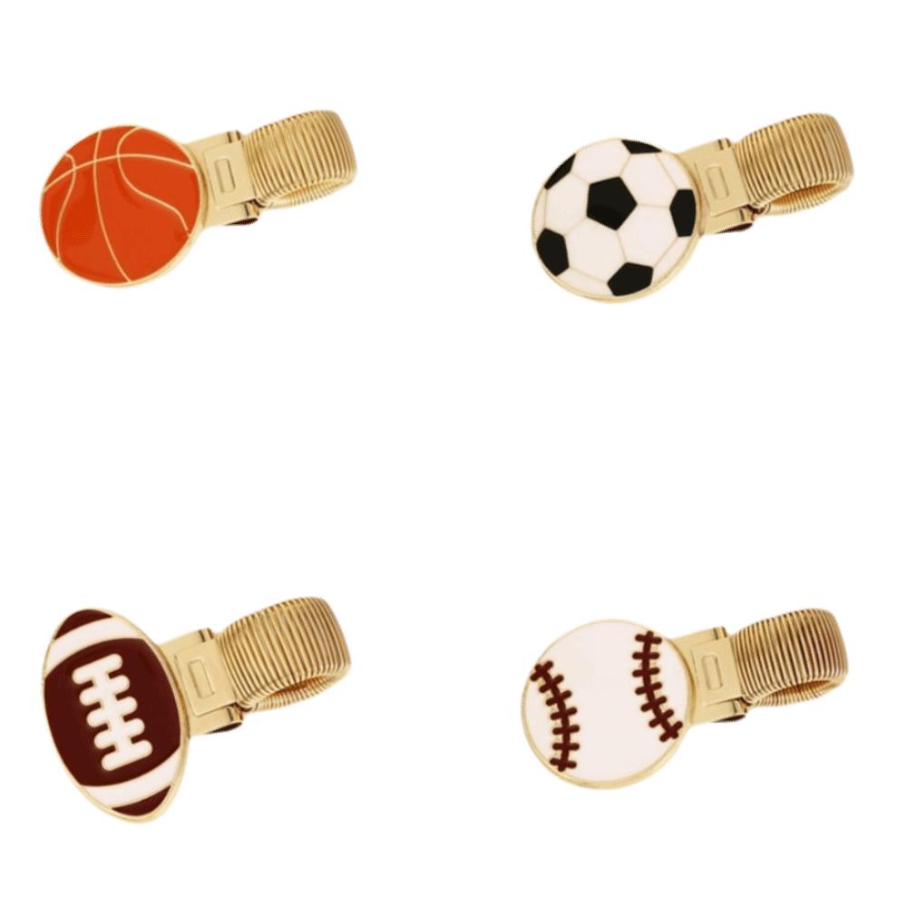 Sports Equipment Series Pen Clip Metal Journal Clip Paper Fix Clips  Stationery Accessories