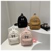 Cute Bowknot Faux Leather Mini Backpack for Women Small Lightweight School Daypack Fashion Streetwear Bag