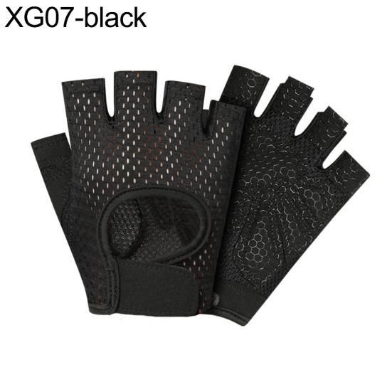 Men Women Sports Gym Fitness Workout Weightlifting Half Finger Anti-skid Gloves