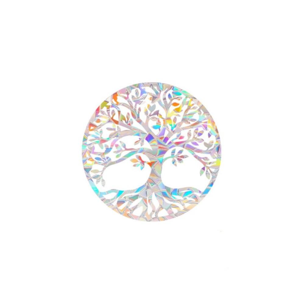 

For Glass Doors Reflective Window Decoration Reflective Tree Sticker Living Space Home Decoration Weather-resistant