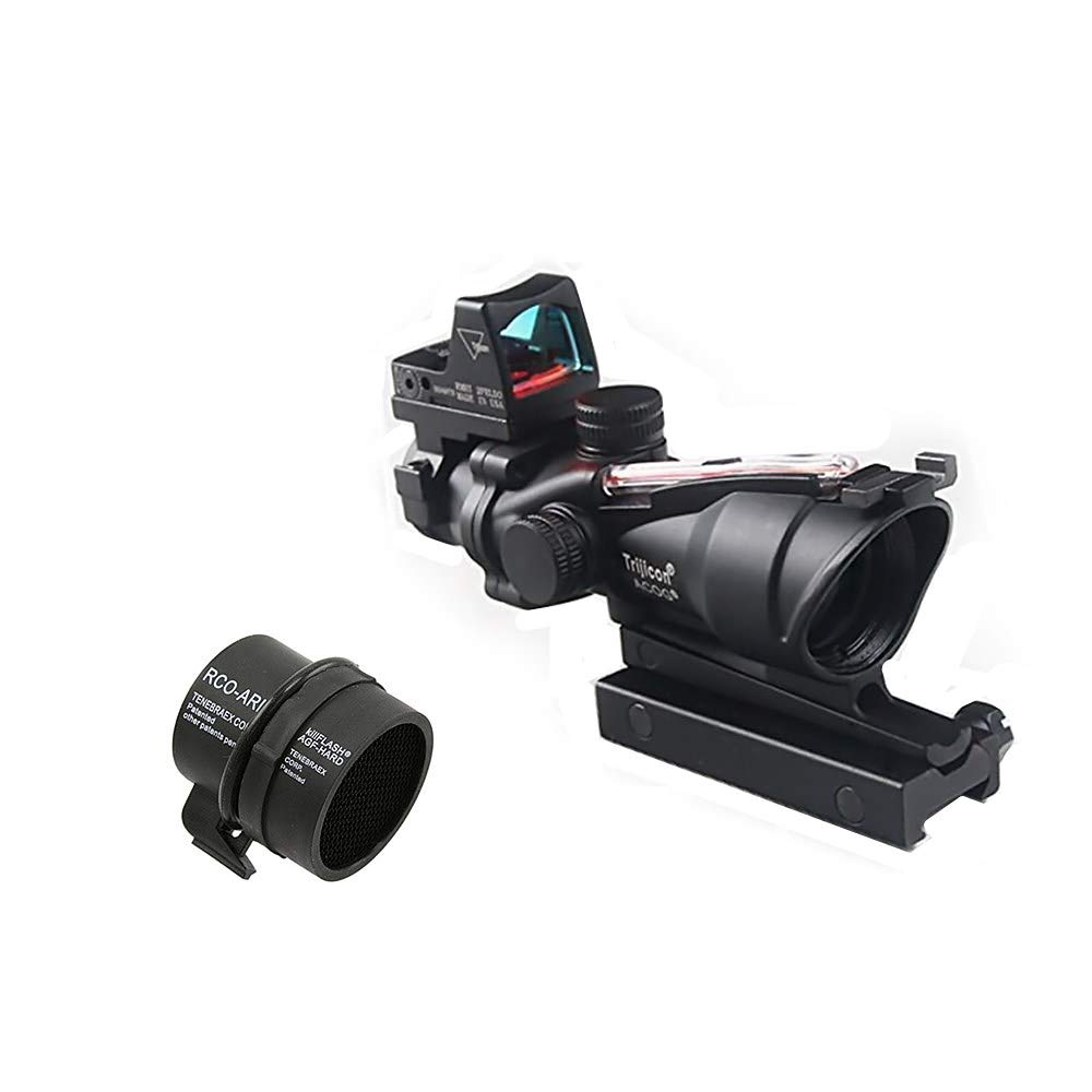 Diglit Trijicon ACOG TA31 ECOS Scope with Kill Flash Replica (Black Body, Red Reticle)