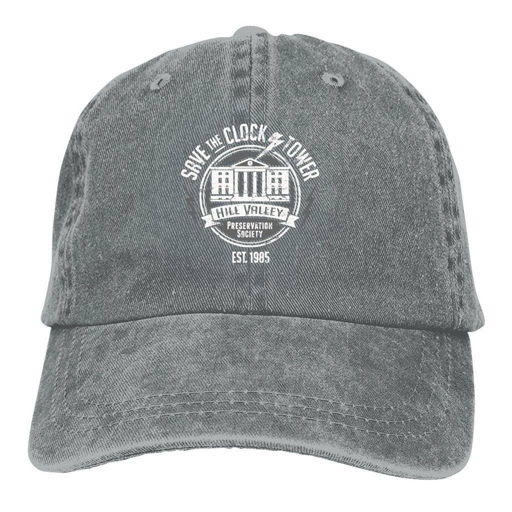 Save The Clock Tower Classic Baseball Cap Unisex Hats Women Visor Protection Snapback Back to the Future Film Caps