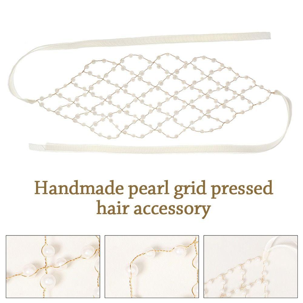Exquisite Rhinestone Hair Band Net Shape Hair Hoop Fashion Hair Ornaments Women