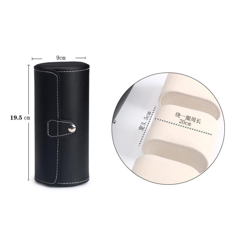 3 Slots Watch Storage Box Wristwatch Holder Watch Storage Case PU Leather Watch Display Box Jewelry Organizer Watches Gifts Box