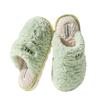 Cotton slippers women's season 2025 new indoor home thermal hair slippers men's home men's