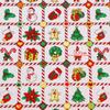 8PC Cotton Craft Fabric Fat Quarter Fabric Bundles Quilting  Christmas Decoration Fabric Set