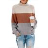 Womens Off The Shoulder Sweater Casual Knitted Loose Long Sleeve Pullover