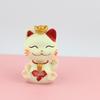 Lucky Cat Resin Craft - Cute Desktop Ornament & Home Decoration