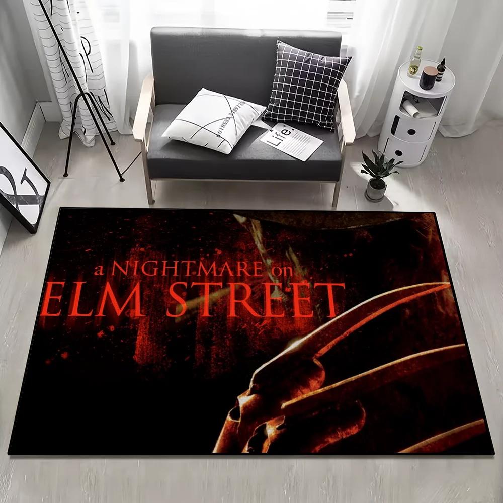 Film K-Krueger F-Freddy Horror Fußmatte Willkommen Eingang Balkon Badezimmer Boden Rutschfester Teppich Schlafzimmer Teppich Heimdekoration