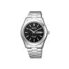 Reguno Series 100 Meters Waterproof Solar Quartz Steel Strap 37.5mm Men's Watch Black Dial KM1-211-51