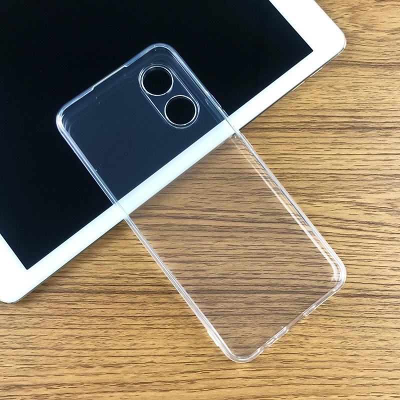 For Vivo Y02s 6.51" Slim Crystal Clear Transparent Soft TPU Back Case Protection Skin Camera Protect Cover