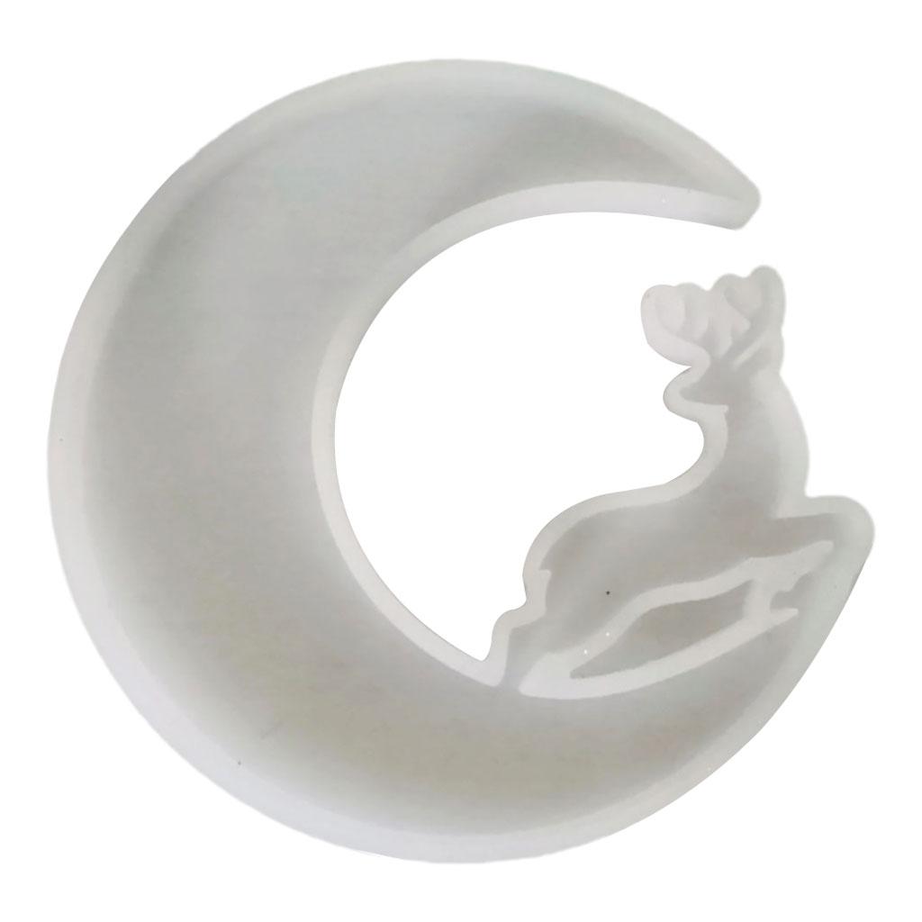 

УФ-кристаллическая смола эпоксидная форма ремесла литейная форма ювелирные изделия ручной работы DIY животные луна подвески украшения силиконовая форма