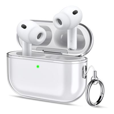 Seefox Airpods Pro 3 Case In for Airpods Pro TPU Visible LED Charging Full with Compatible with Airpods Pro 3 (Released 2025) (3rd Generation),