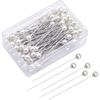 100/300pcs Boxed Pearlescent Pin Plastic Round Headed Positioning Pin Handmade Sewing Tool for CLothes Patchwork Quilling XJM