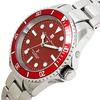 Salvatore Marra Men's Radio-Controlled Solar Watch, SM16103, Exclusive To Our Store, Diver's Watch, Silver and Red