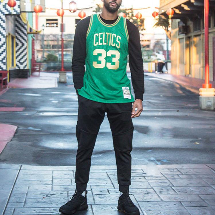 Mitchell & Ness Basketball Jersey Men's Green SMJYBW19065-BCEGREN86LBI
