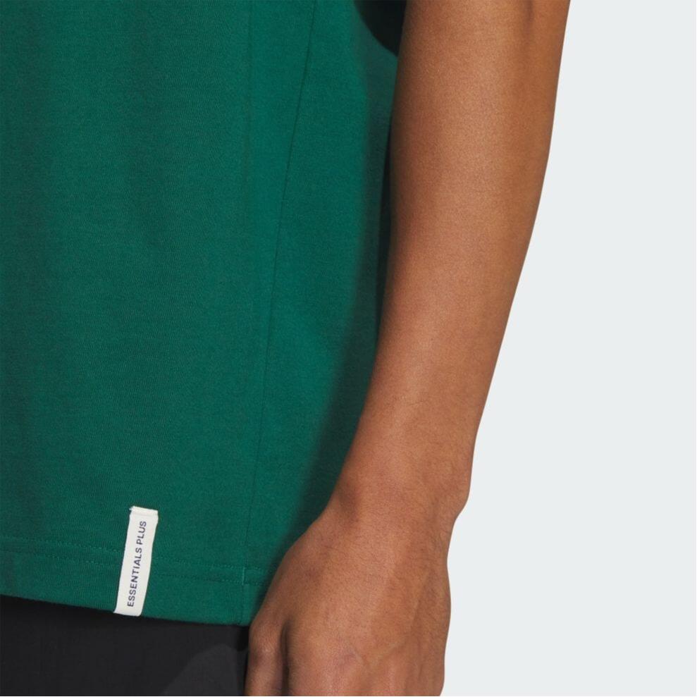 Adidas Essential T Shirt Men's Preppy Green JH1066