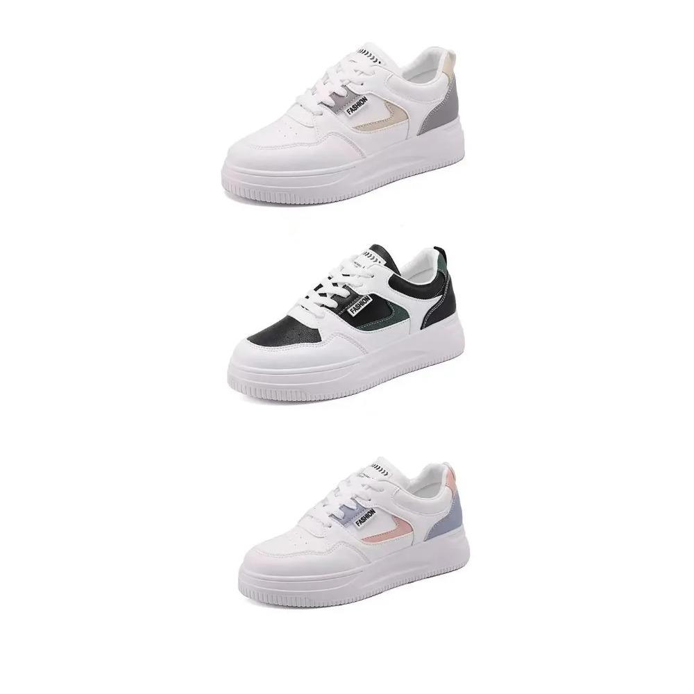 NEW Board shoes women's sports thick sole versatile Korean version ins trendy anti slip white shoes women