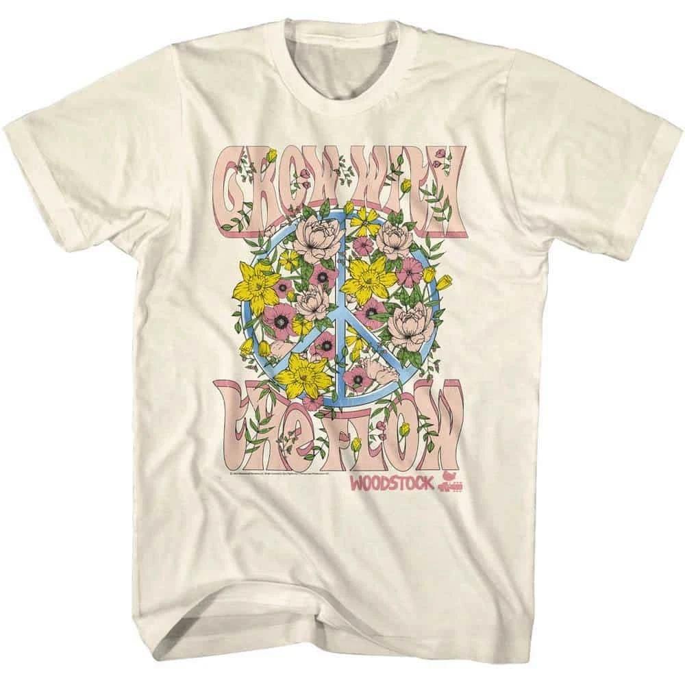 Woodstock Grow With The Flow Men s T-Shirt S