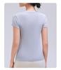 Damen Yoga T-Shirt aus Merinowolle - Schnelltrocknend, Hohe Elastizität, Figurschmeichelnd, Kurzarm