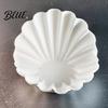 Decorative Jewelry Plate White Shell Dish, 3D Printed Holder, Creamy Dish Key Tray for Rings Earrings Necklaces