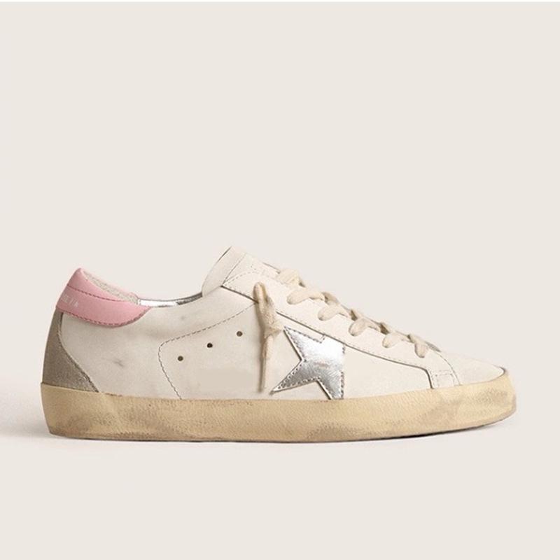 Leather Small Dirty Shoes Men's and Women's Star Shoes Dirty Shoes Casual Versatile Fashion Board Shoes White Shoes
