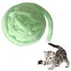 Cat Yarn Ball Toy Fun Interactive Bite Resistance Woolen Yarn Cat Ball Toy with Bell for Cats Kittens Puppies Green