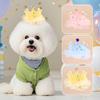 Haustier Geburtstagskrone Hundegeburtstag Verkleiden Fotografie Requisiten Zubehör Niedliche Haustierkrone Kopfschmuck Prinzessin Haustieroutfit Haustierbedarf
