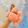 Ocean Family Jellyfish Dolphin Shark Decompress The Aquarium Small Animal Plush Pendant Backpack Keychain