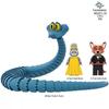 Fox & Mad Rabbit Cartoon Building Block Action Figure Kit, Desk Decor Collectible Model