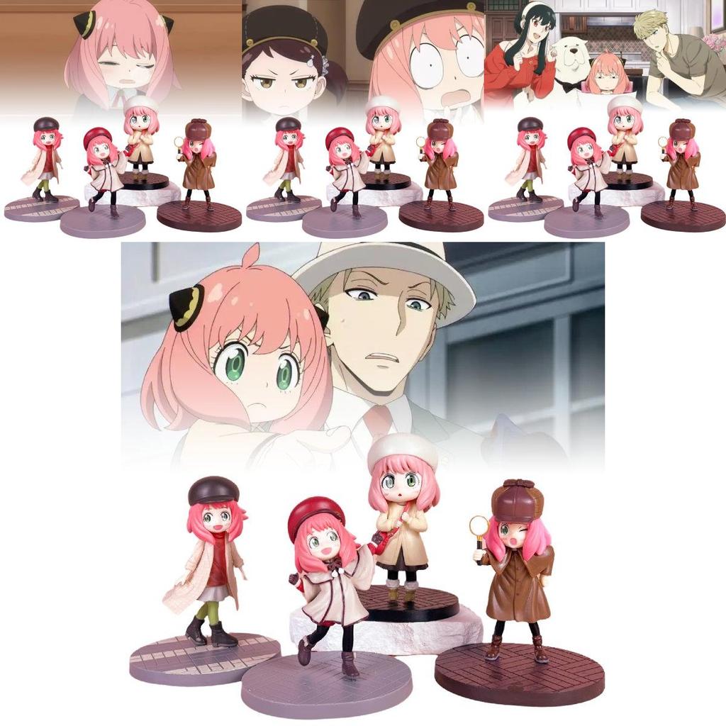 Charming Spy Family Anya Pvc Figurine Stylish Seasonal Outfit For Anime Collectors