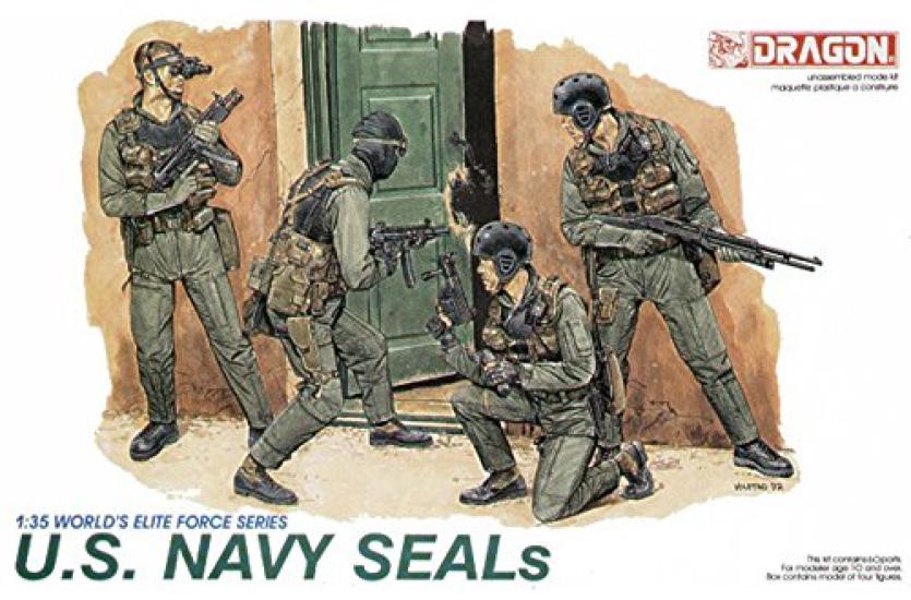 

Пластиковая модель PLATZ US Navy Special Forces Navy Seals DR3017 1/35