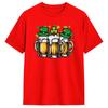 St Patricks Day Beers Funny Irish Pub Saint Paddys TShirts Male Cotton Crew Neck Oversized Clothes Short Sleeve Tshirt