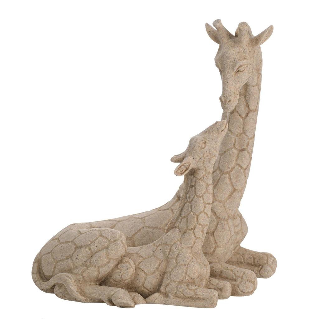 Naturecraft Collection Giraffe & Calf Sandstone Finish