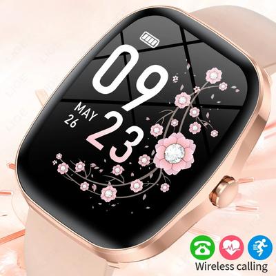 New Women Smartwatch Bluetooth Call Watches Sports Waterproof Heart Rate Sleep Monitor Smart Watch Lady Present Gift