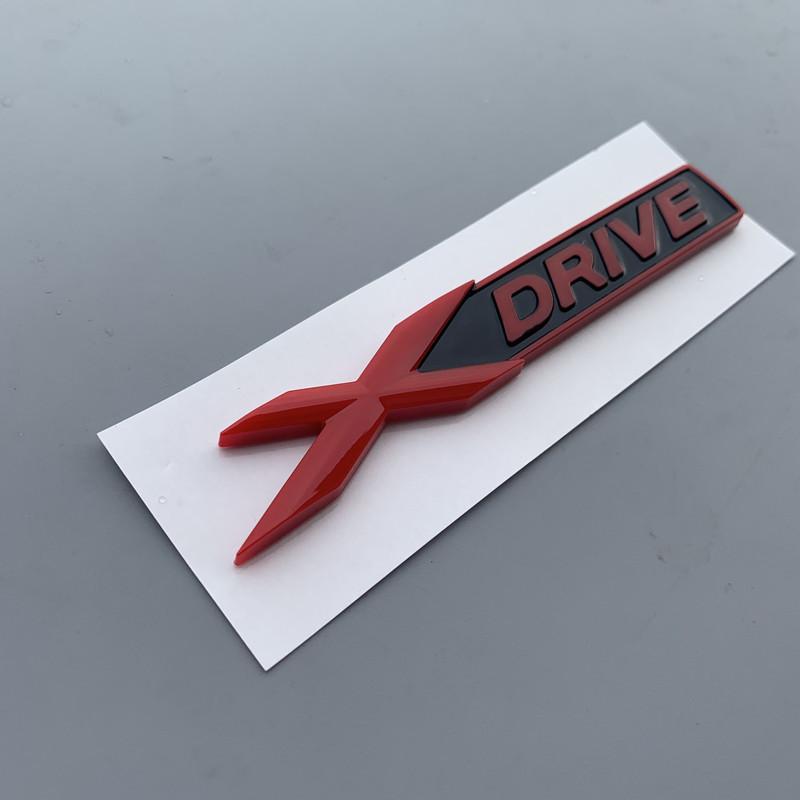 3D Car Rear Trunk Badge Emblem Xdrive Sticker Nameplate Logo For BMW X Drive E90 E46 320d 320i 530d E36 E60 F10 G20 Accessories DI3