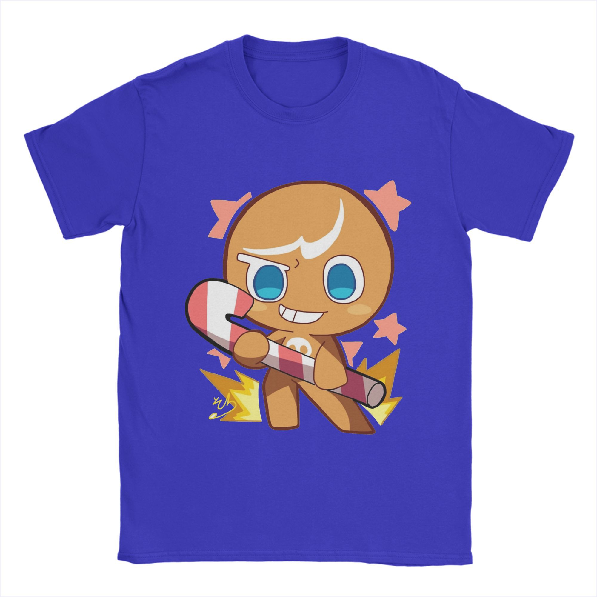 

Cookie Run Kingdom T-Shirt Beach Cotton T Shirts For Man Harajuku Pattern Tee Shirt Short-Sleeved Streetwear Tees S