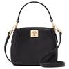 Leather Tote Bag, Shopping Bag, Shoulder Bag, Handbag Mini Women's Black KI924-001