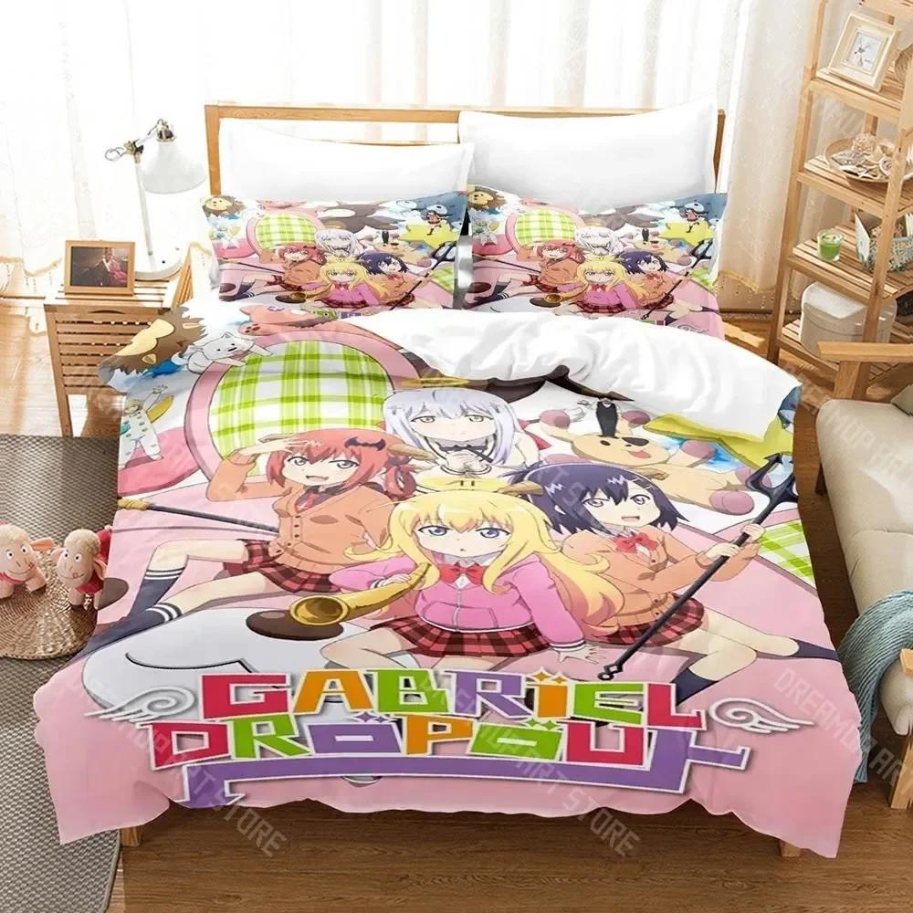 3D Print Gabriel Dropout Bedding Set Single Twin Full Queen King Size Bed Set Adult Kid Bedroom Duvetcover Sets Anime