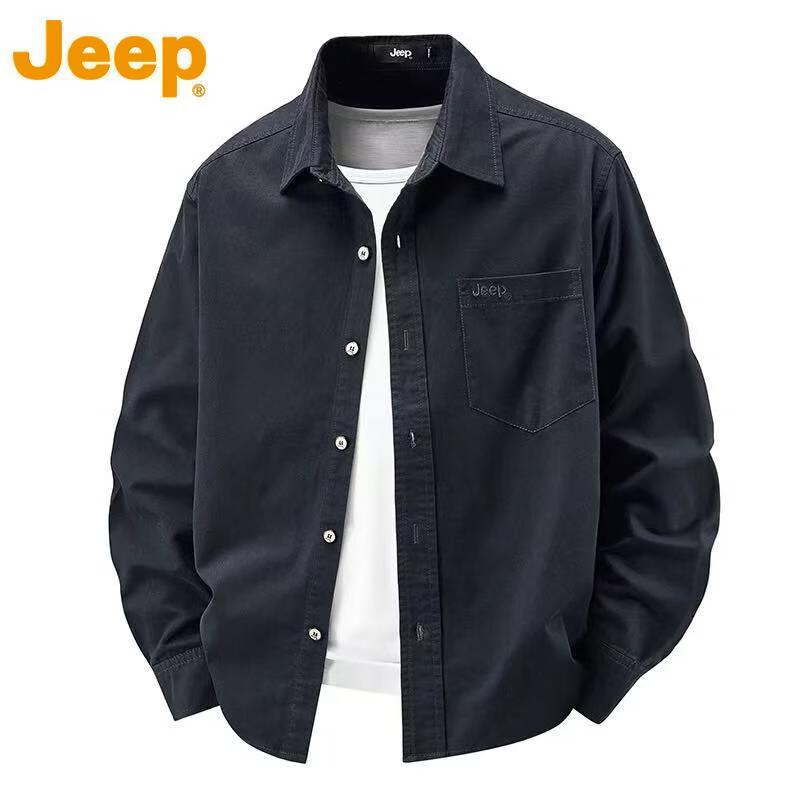 JEEP Men s Heavyweight Cotton Work Shirt 3XL