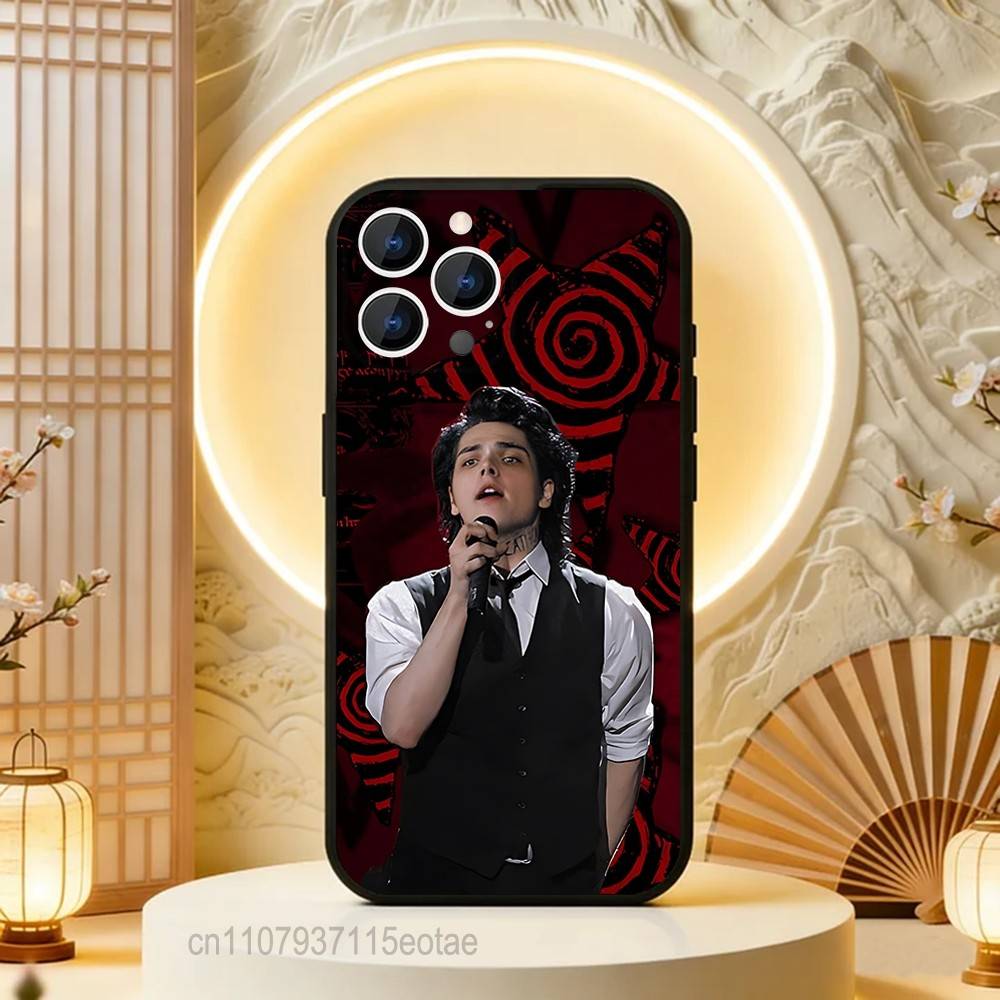 

G-Gerard Rock Way Singer Black Soft Case For iPhone 17 13 14 15 11 16 12 Pro Max Pro Max Plus E Air Mini Phone Cover Shell iPhone14ProMax
