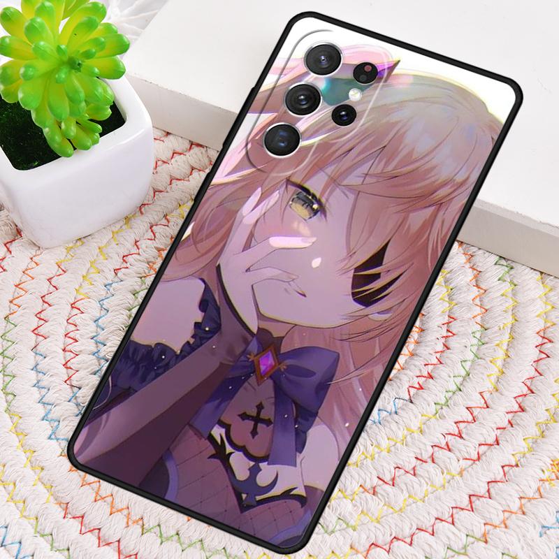 Anime Genshin Impact Fischl Soft Phone Case for Samsung Galaxy Note 10 Pro S26 Ultra S23 S24 FE S25 S21 S22 PLUS Shockproof Cove